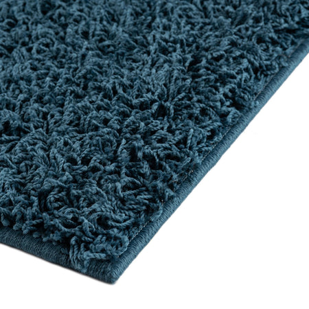 Cozy Haven Shag Collection Area Rug - Sanctuary (Sapphire Blue)