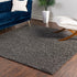 Cozy Haven Shag Collection Area Rug - Sanctuary (Graphite Gray)