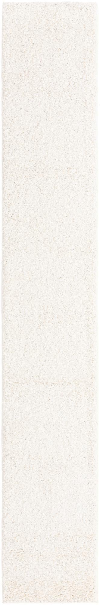 Cozy Haven Shag Collection Area Rug - Sanctuary (Snow White)