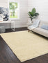 Cozy Haven Shag Collection Area Rug - Sanctuary (Pure Ivory)