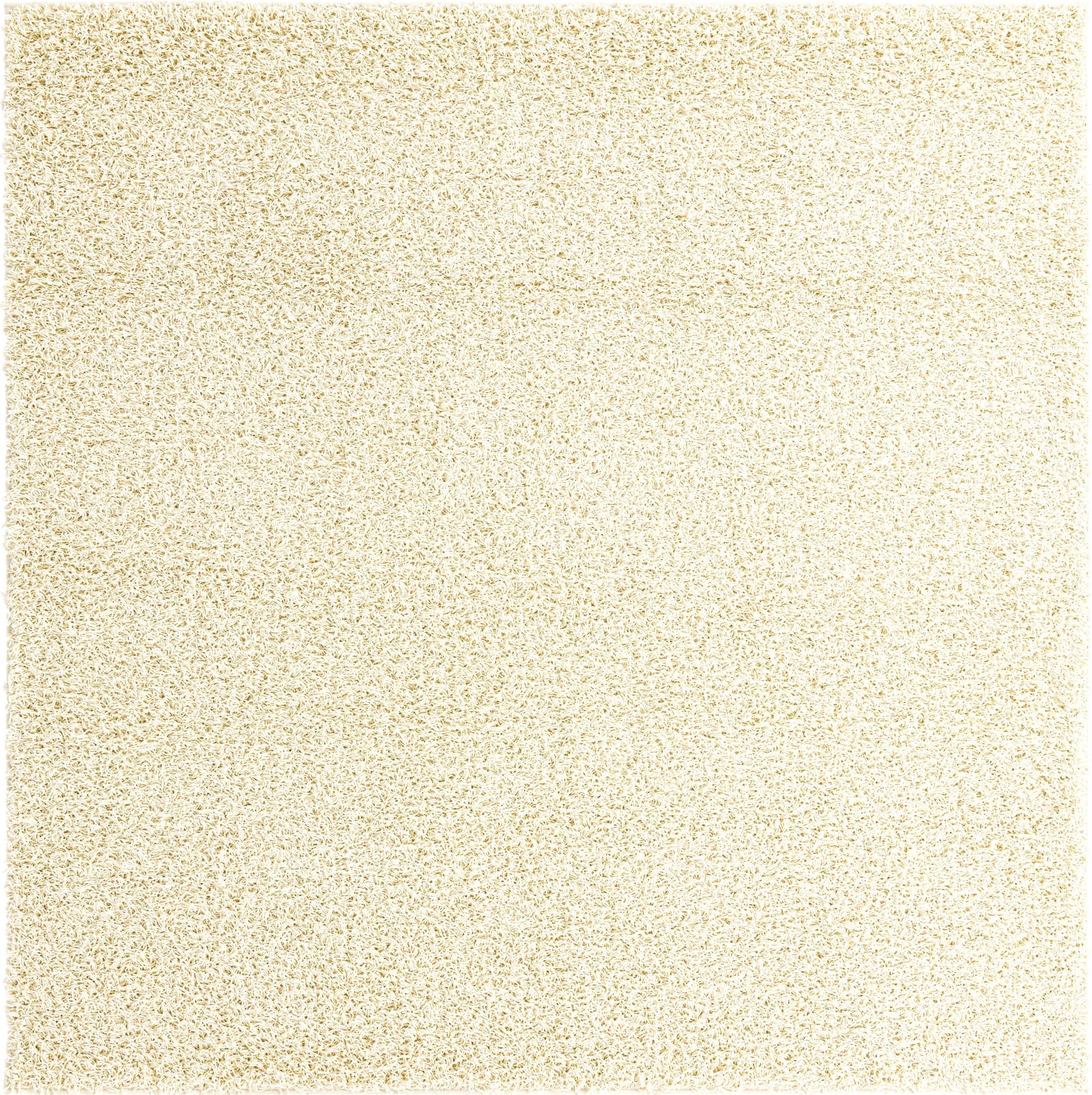 Cozy Haven Shag Collection Area Rug - Sanctuary (Pure Ivory)