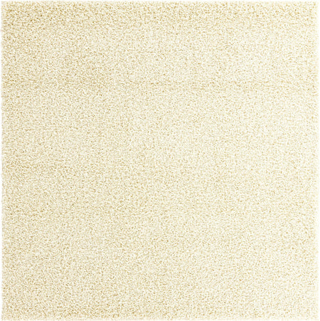 Cozy Haven Shag Collection Area Rug - Sanctuary (Pure Ivory)