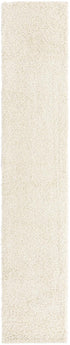 Cozy Haven Shag Collection Area Rug - Sanctuary (Pure Ivory)