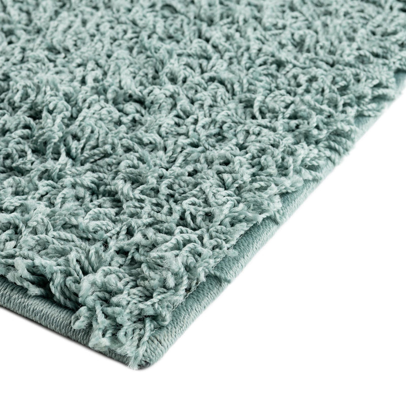 Cozy Haven Shag Collection Area Rug - Sanctuary (Light Slate Blue) Rectangle Light Slate Blue  lifestyle 6