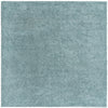 Cozy Haven Shag Collection Area Rug - Sanctuary (Light Slate Blue) Square Light Slate Blue  lifestyle 9