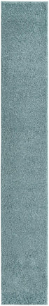 Cozy Haven Shag Collection Area Rug - Sanctuary (Light Slate Blue)