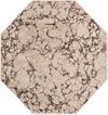 Serenity Sands Collection Area Rug -  Pebblebeach Octagon Brown  lifestyle 42