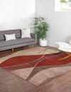 Autumn Meadow Collection Area Rug -  Emberglow Square Multi  lifestyle 30