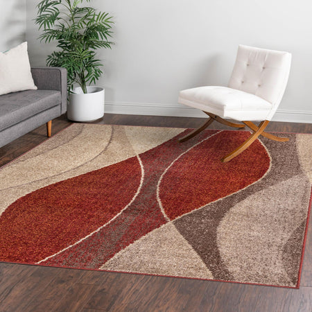 Autumn Meadow Collection Area Rug -  Emberglow