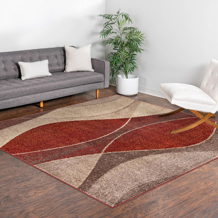 Autumn Meadow Collection Area Rug -  Emberglow