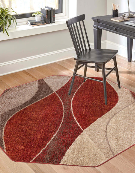 Autumn Meadow Collection Area Rug -  Emberglow