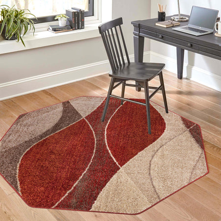 Autumn Meadow Collection Area Rug -  Emberglow