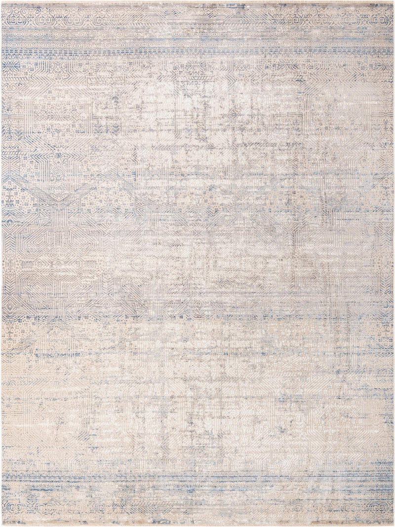 Sahara Elegance Collection Area Rug -  Ouarzazate Rectangle Gray Blue Main