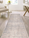 Sahara Elegance Collection Area Rug -  Ouarzazate Runner Gray Blue  lifestyle 25