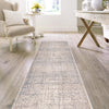 Sahara Elegance Collection Area Rug -  Ouarzazate Runner Gray Blue  lifestyle 59