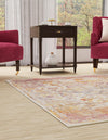 Sahara Elegance Collection Area Rug -  Zagora Square Multi  lifestyle 90