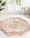 Sahara Elegance Collection Area Rug -  Zagora Octagon Multi  lifestyle 72