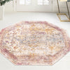 Sahara Elegance Collection Area Rug -  Zagora Octagon Multi  lifestyle 107