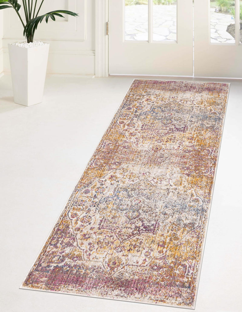 Sahara Elegance Collection Area Rug -  Zagora Runner Multi  lifestyle 73