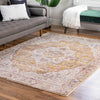 Sahara Elegance Collection Area Rug -  Zagora Rectangle Yellow  lifestyle 59