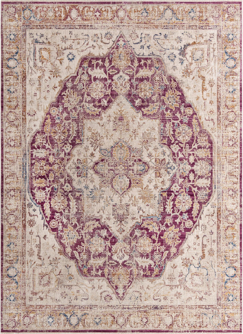 Sahara Elegance Collection Area Rug -  Zagora Rectangle Lavender Main