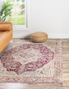 Sahara Elegance Collection Area Rug -  Zagora Rectangle Lavender  lifestyle 5