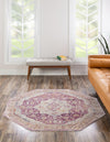 Sahara Elegance Collection Area Rug -  Zagora Octagon Lavender  lifestyle 76