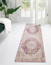 Sahara Elegance Collection Area Rug -  Zagora Runner Lavender  lifestyle 77