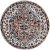 Mediterranea Elegance Collection Area Rug -  Sorrento Round Gray  lifestyle 9