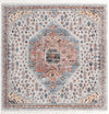 Mediterranea Elegance Collection Area Rug -  Sorrento Square Gray  lifestyle 10