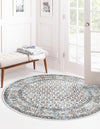 Mediterranea Elegance Collection Area Rug -  Siena Round Multi  lifestyle 15