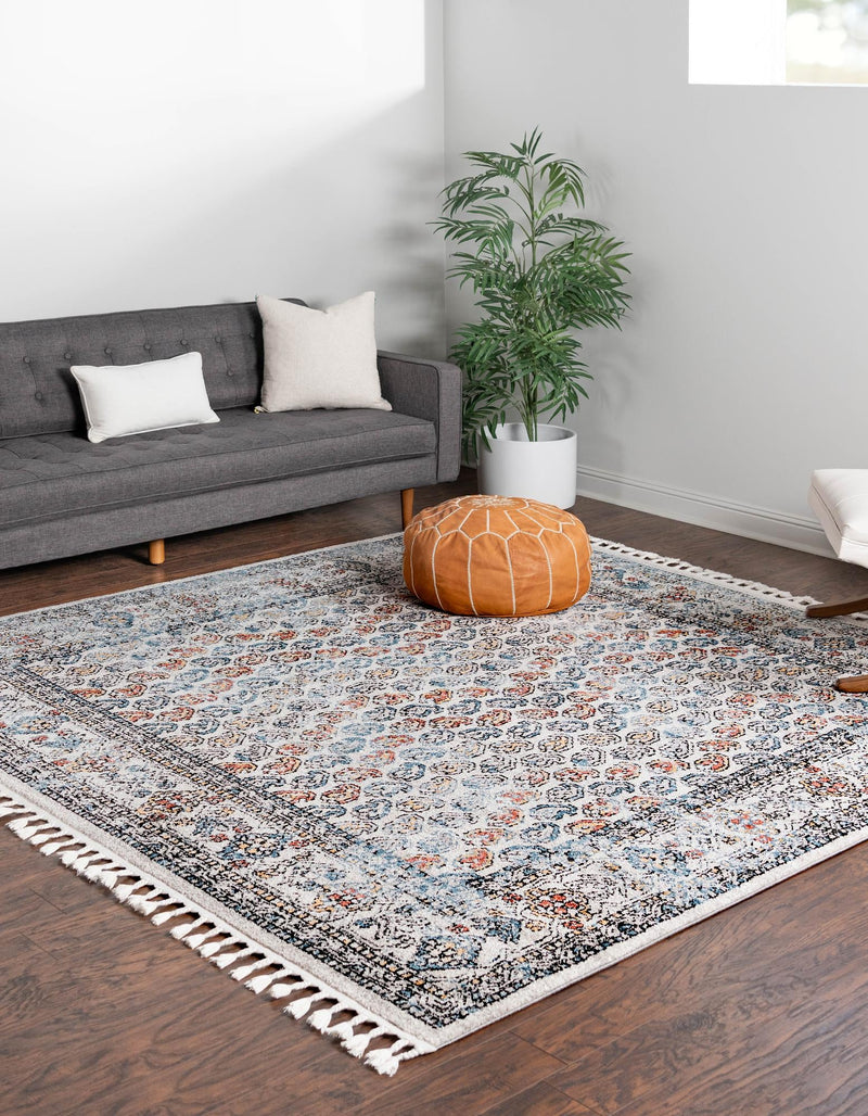 Mediterranea Elegance Collection Area Rug -  Siena Square Multi  lifestyle 16