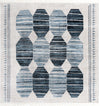 Mediterranea Elegance Collection Area Rug -  Delos Square Blue  lifestyle 12