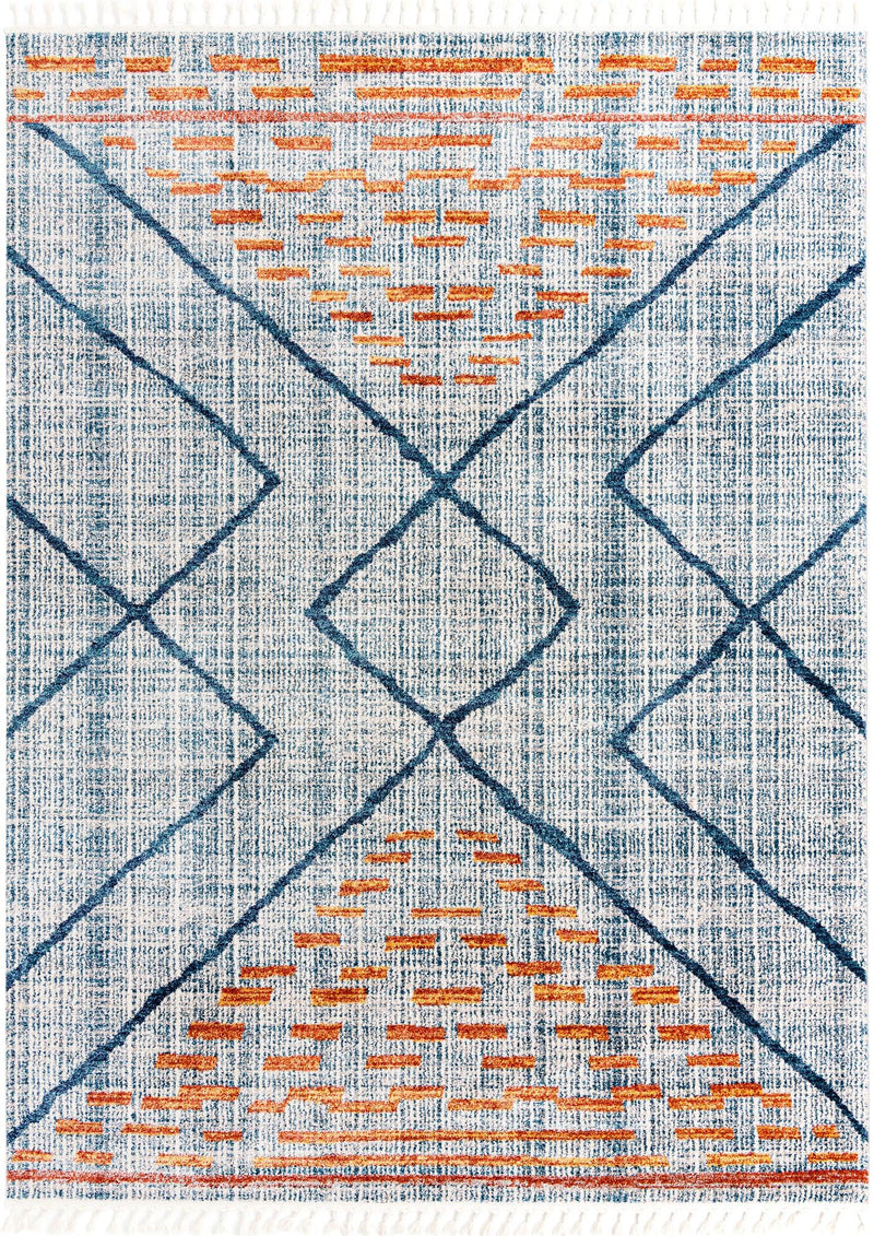 Mediterranea Elegance Collection Area Rug -  Taormina Rectangle Blue  lifestyle 3