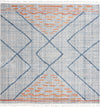 Mediterranea Elegance Collection Area Rug -  Taormina Square Blue  lifestyle 26