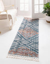 Mediterranea Elegance Collection Area Rug -  Taormina Runner Blue  lifestyle 33