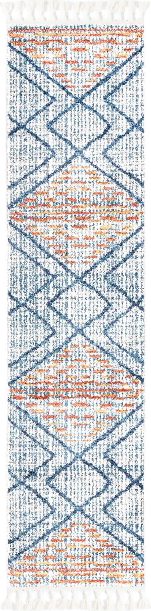 Mediterranea Elegance Collection Area Rug -  Taormina Runner Blue  lifestyle 27