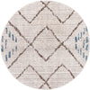 Mediterranea Elegance Collection Area Rug -  Taormina Round Ivory  lifestyle 22