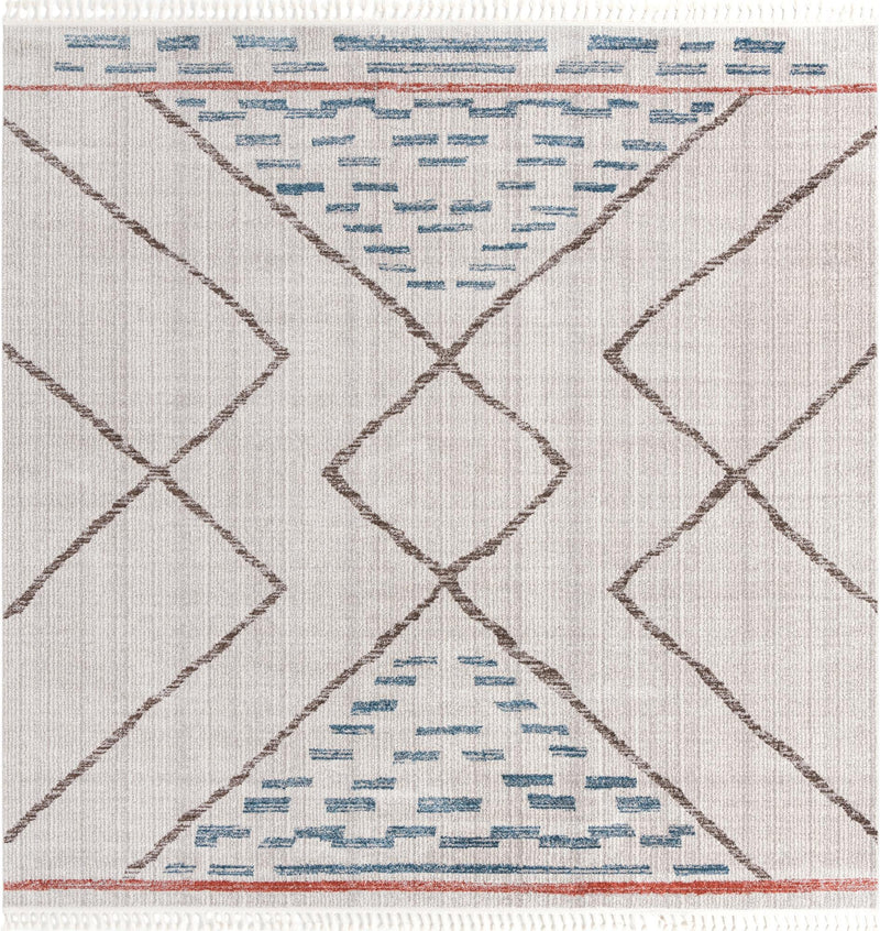 Mediterranea Elegance Collection Area Rug -  Taormina Square Ivory  lifestyle 23