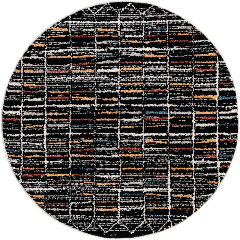 Mediterranea Elegance Collection Area Rug -  Mykonos Round Multi  lifestyle 9