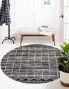 Mediterranea Elegance Collection Area Rug -  Mykonos Round Multi  lifestyle 12