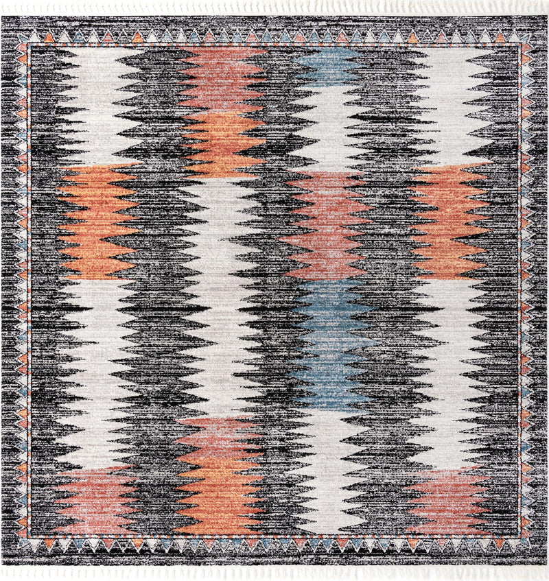 Mediterranea Elegance Collection Area Rug -  Positano Square Multi  lifestyle 10