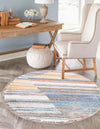 Mediterranea Elegance Collection Area Rug -  Corfu Round Multi  lifestyle 12