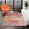 Mediterranean Lattice Collection Area Rug - Santorini (Multi) Rectangle Multi  lifestyle 27