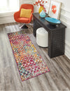 Mediterranean Lattice Collection Area Rug - Santorini (Multi) Runner Multi  lifestyle 0