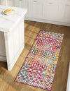 Mediterranean Lattice Collection Area Rug - Santorini (Multi) Runner Multi  lifestyle 7