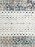 Mediterranean Lattice Collection Area Rug -  Casablanca (Ivory Gray Blue) Rectangle Ivory Gray Blue Main