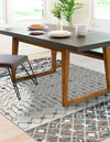 Mediterranean Lattice Collection Area Rug -  Casablanca (Ivory Gray Blue) Rectangle Ivory Gray Blue  lifestyle 7