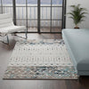 Mediterranean Lattice Collection Area Rug -  Casablanca (Ivory Gray Blue) Rectangle Ivory Gray Blue  lifestyle 23