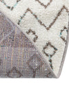 Mediterranean Lattice Collection Area Rug -  Casablanca (Ivory Gray Blue) Oval Ivory Gray Blue  lifestyle 16